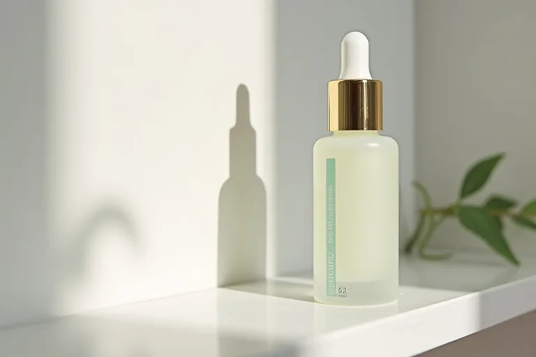 Lätt serum med tunn konsistens för blank och fet hud